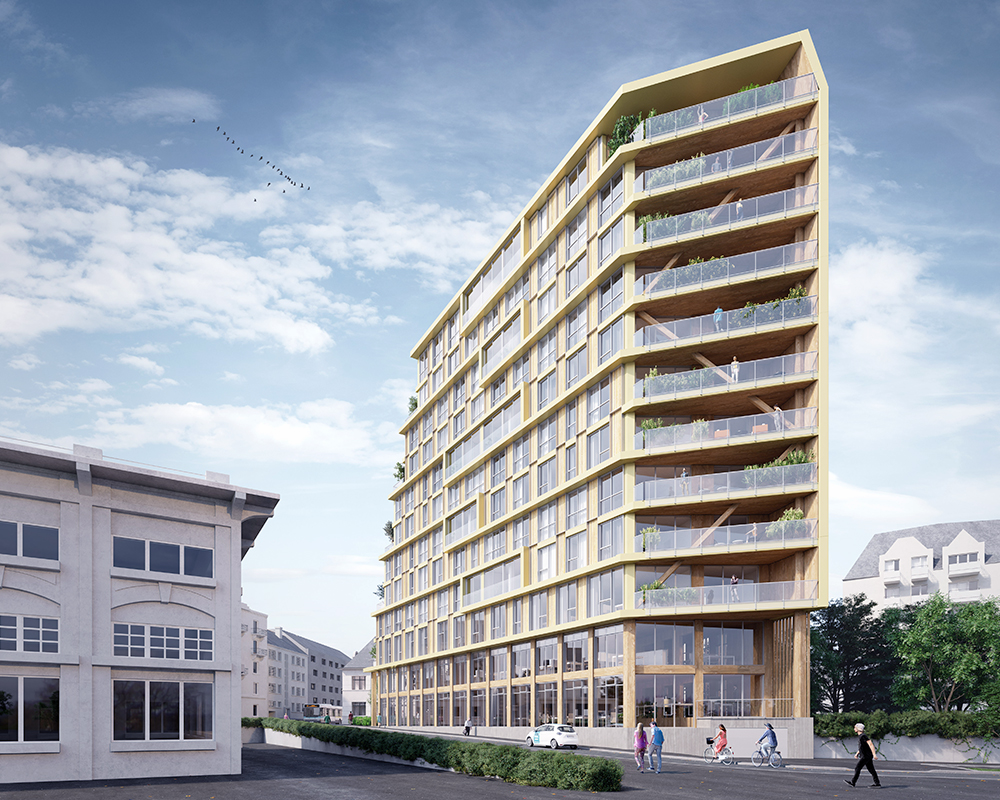 Immeuble Horizons Bois Rennes
